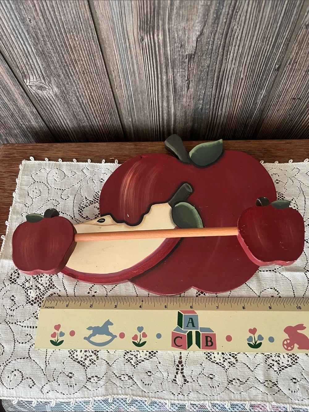 Red Apple Wall Decor Towel holder